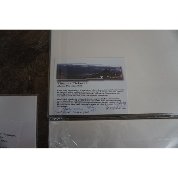 Thomas Pickerel Art Photography Print Alaska Yukon Moutain Bear